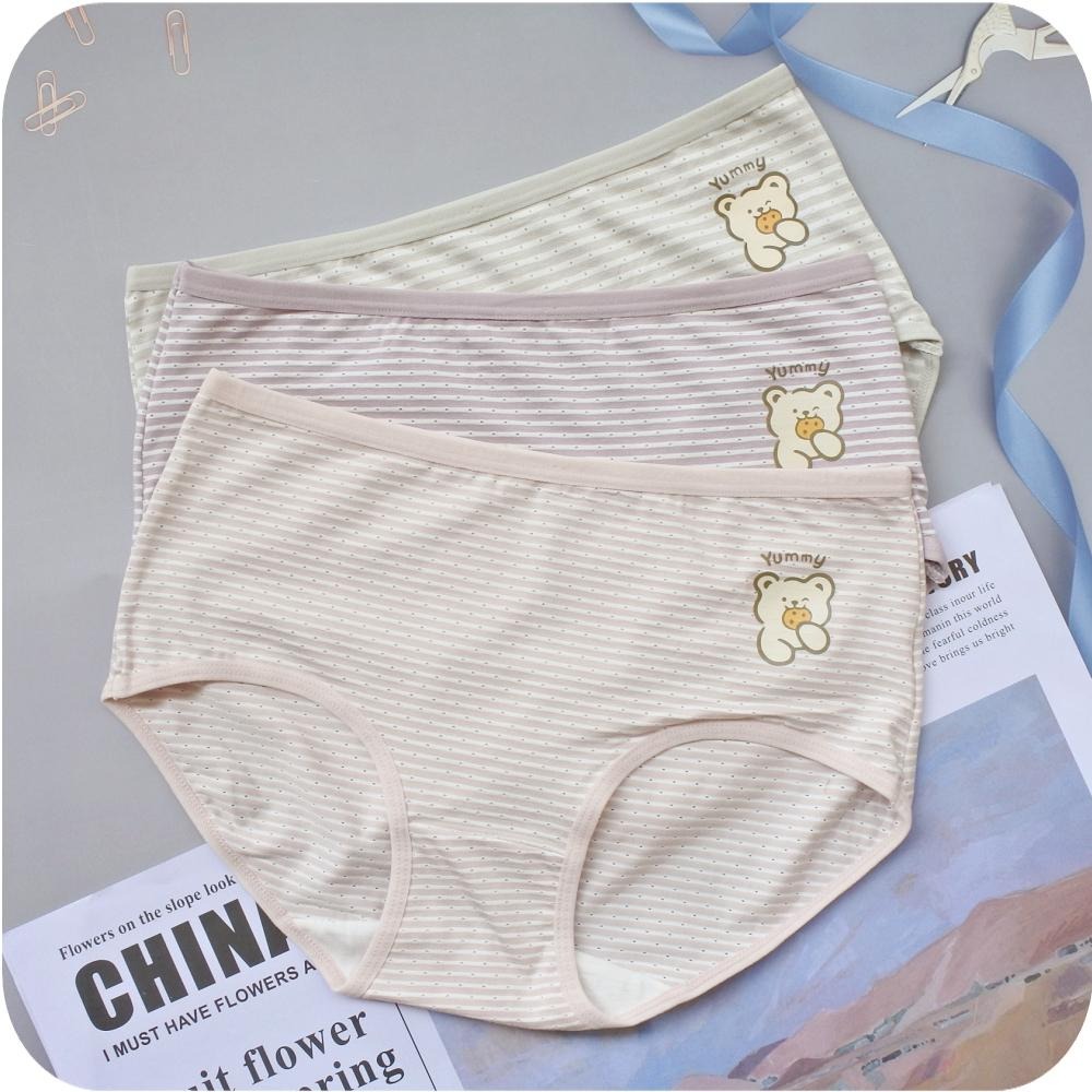 適合M~L 透氣孔彈性內褲(建議25~31腰)透氣彈性 吸濕快乾 蜂巢布 洞洞 柔軟女生內褲 可愛三角褲 女內褲9125-細節圖2