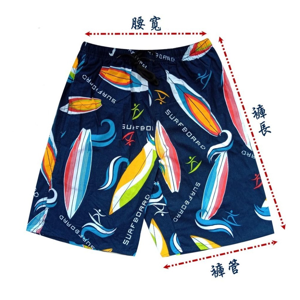 純棉海灘褲 休閒褲 男生短褲 透氣全棉 褲子 綁帶鬆緊帶 沙灘褲 五分褲 口袋 居家運動 迷彩 M L XL 3L-細節圖4