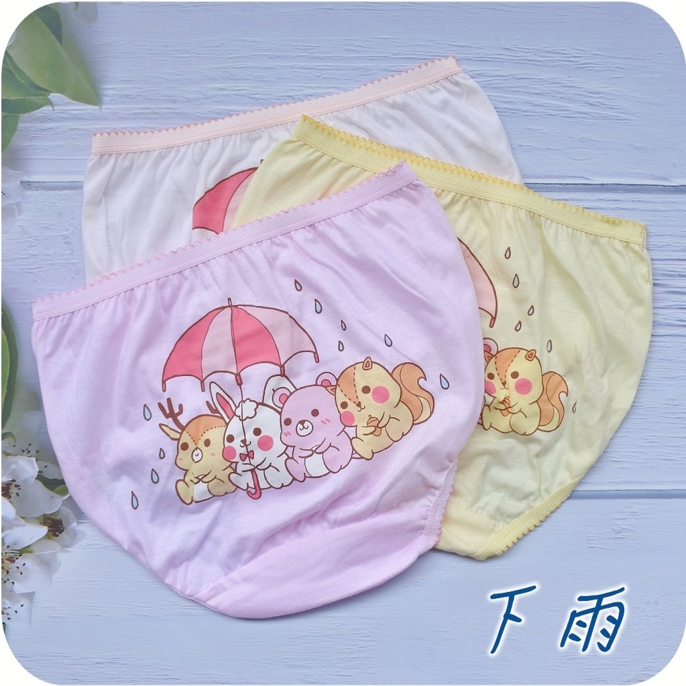 一組3件105元 台灣製 透氣棉質女童三角褲 柔軟舒適 女童內褲 兒童國小學童少女 幼稚園 童褲 貓咪小馬 台灣製造-細節圖4