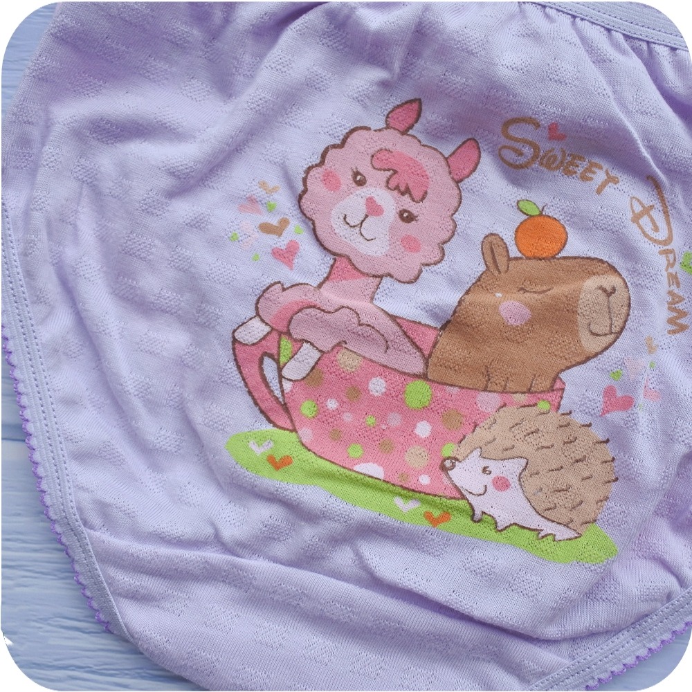 一組3件105元 台灣製 透氣棉質女童三角褲 柔軟舒適 女童內褲 兒童國小學童少女 幼稚園 童褲 貓咪小馬 台灣製造-細節圖8