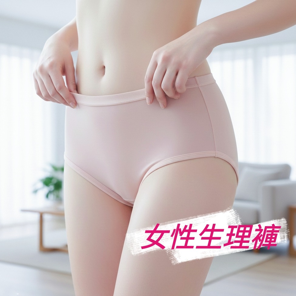 M L XL【防漏生理褲】高彈性 透氣包臀 舒適好穿 褲底加長防水布 女內褲 聚酯纖維生理內褲 加大內褲 9625-細節圖6