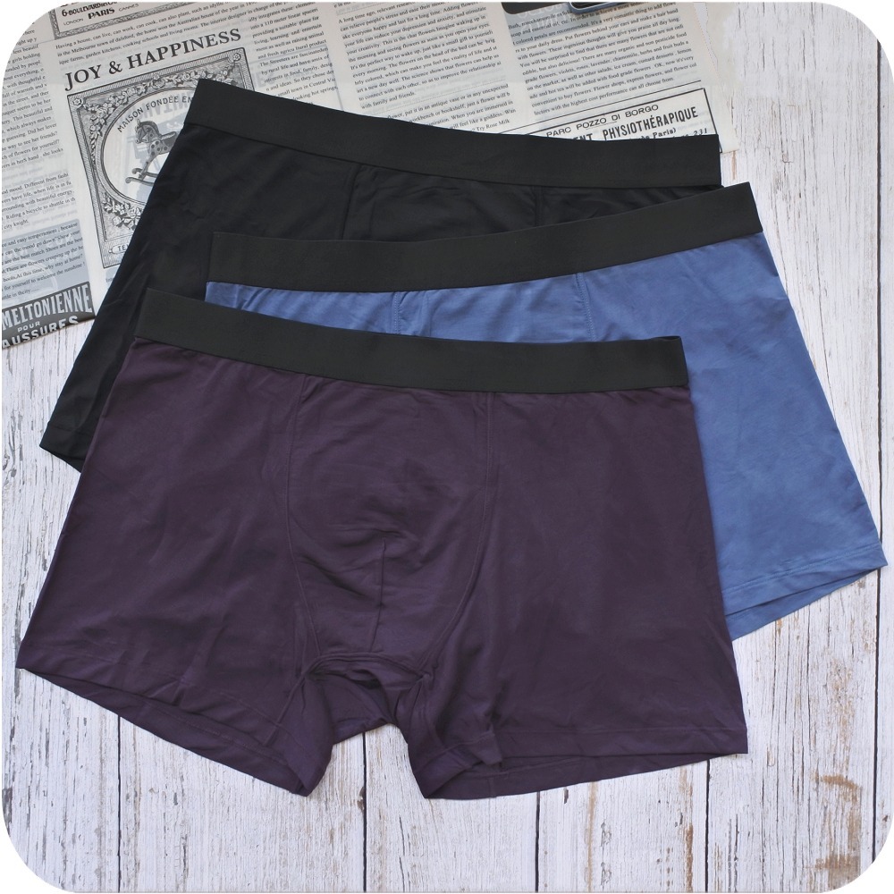 天絲男生平口褲 彈性優 柔順好穿 SGS抗菌認證 吸濕排汗 男生內褲 抑菌四角褲 貼身內褲 男內褲 緊身 石墨烯 莫代爾-細節圖4