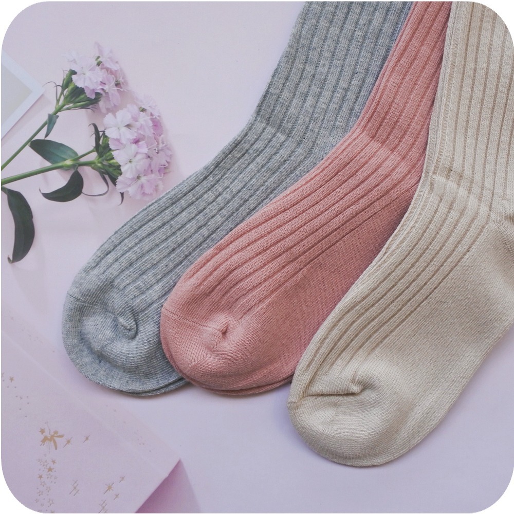 韓板中筒襪 女生襪子 堆堆襪 一襪兩穿 22~24cm 簡約百搭 舒適透氣 棉襪 棉質 素色襪 長襪 中長襪-細節圖4