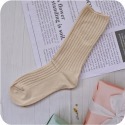 韓板中筒襪 女生襪子 堆堆襪 一襪兩穿 22~24cm 簡約百搭 舒適透氣 棉襪 棉質 素色襪 長襪 中長襪-規格圖5