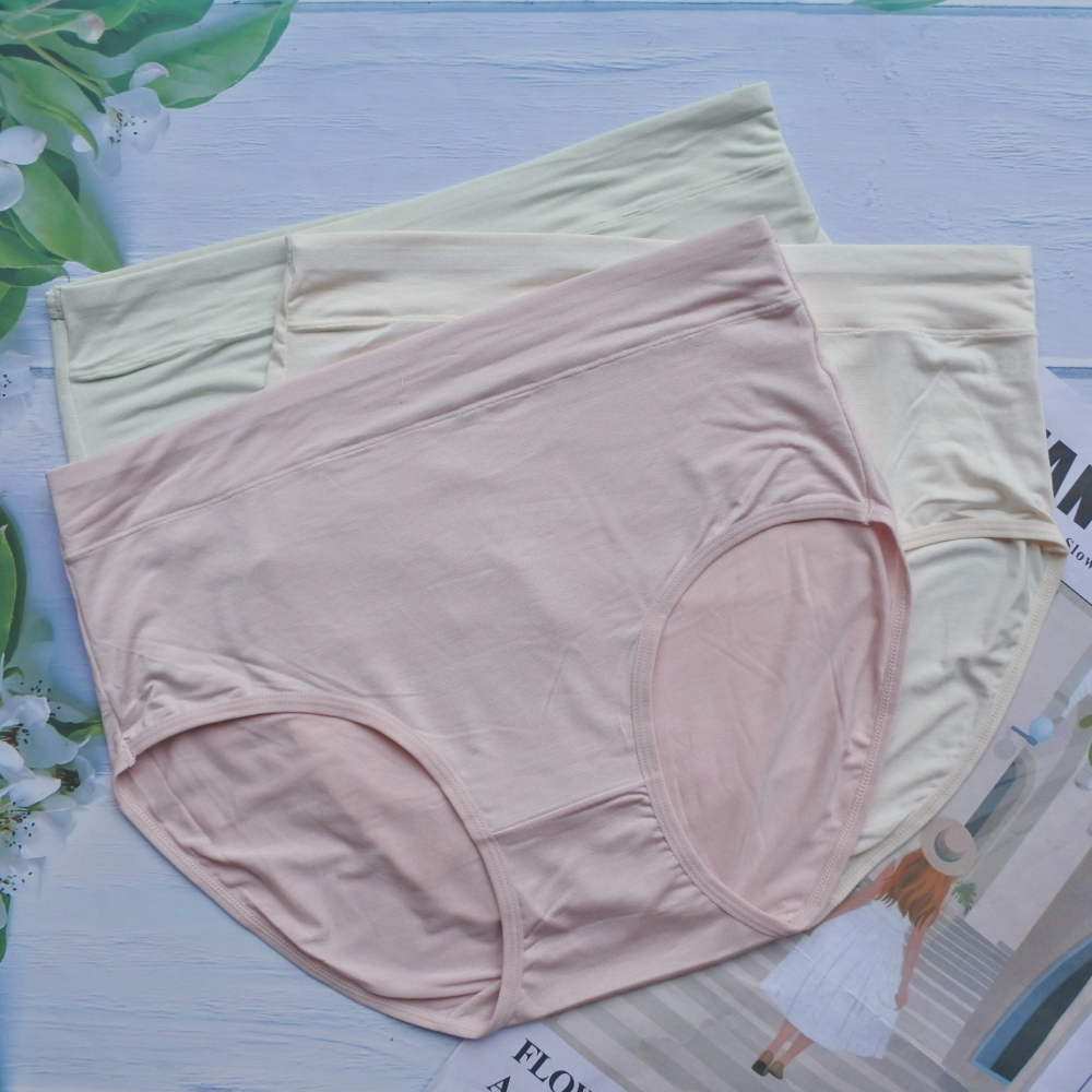 4XL 5XL 加大尺碼高腰內褲 女士大碼內褲 彈性優異 超細柔親膚包覆 透氣舒適不悶熱 女生 加大碼 特大 6845-細節圖3
