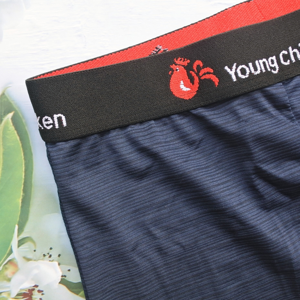 涼感男士貼身平口褲 彈性透氣 親膚舒適 冰爽機能內褲 夏季必備 男生內褲 9042-細節圖2