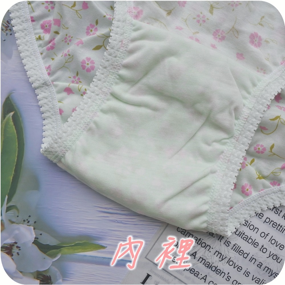舒適棉質 媽媽褲 台灣製 碎花 現貨 內褲 高腰包臀 女生透氣三角褲 加大碼 大尺碼 XL XXL 3L 4L 5108-細節圖2