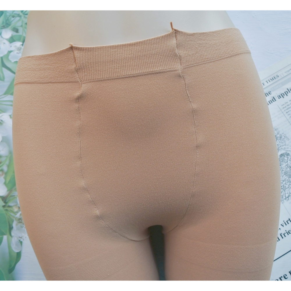 XXL 加大不透膚褲襪 前後加大褲片 加強彈力不緊繃 顯瘦舒適，台灣嚴選精製 四季首選 女生絲襪 黑色 膚色-細節圖3