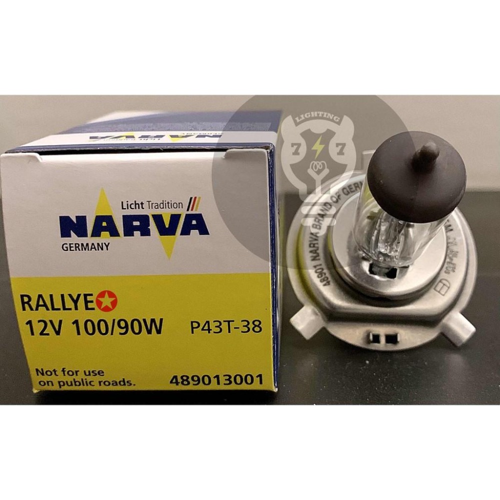 【H4 12V 100/90W】 德國NARVA P43t 車用燈泡 48901 RALLYE-細節圖2
