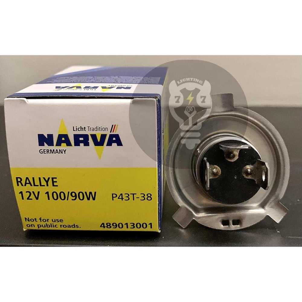 【H4 12V 100/90W】 德國NARVA P43t 車用燈泡 48901 RALLYE-細節圖3