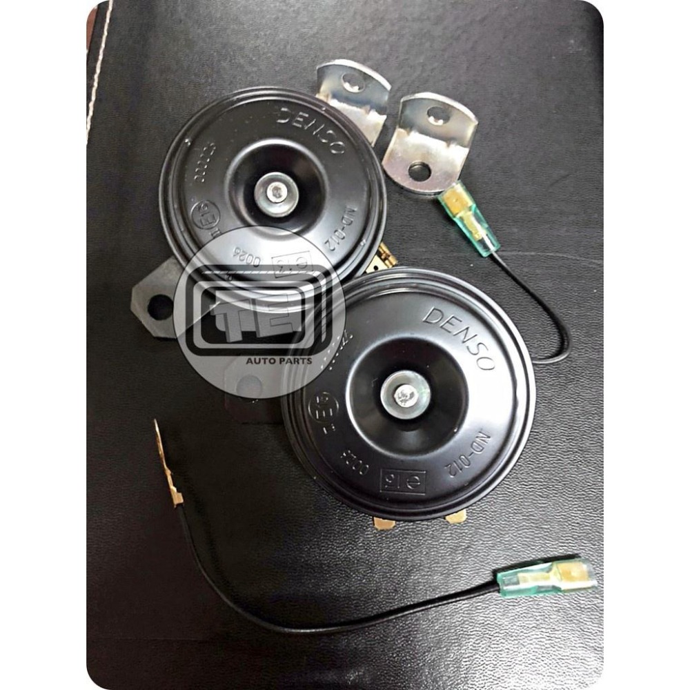 日本Denso 機車喇叭 汽車喇叭 12V 金屬 逼逼 嗶嗶聲 BB 高低音 2720006910-細節圖2