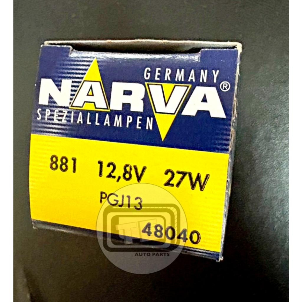 881 H27W 12V27W 彎型 韓國車專用 霧燈泡 石英燈泡 30311 韓國原裝正廠MOBIS 德國NARVA-細節圖6