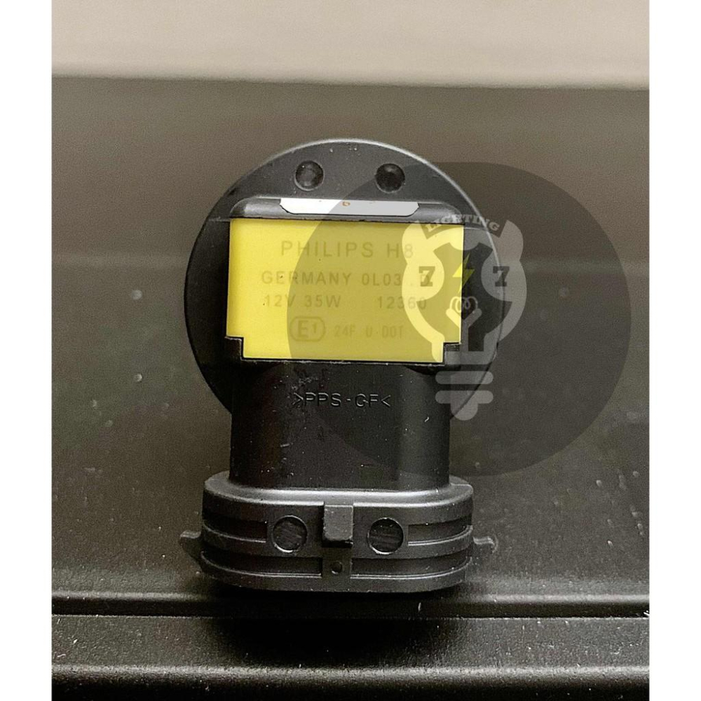 【H8 12V 35W】 PHILIPS工包 工業包 無單盒 12360 車用燈泡 大燈燈泡 德國製-細節圖3