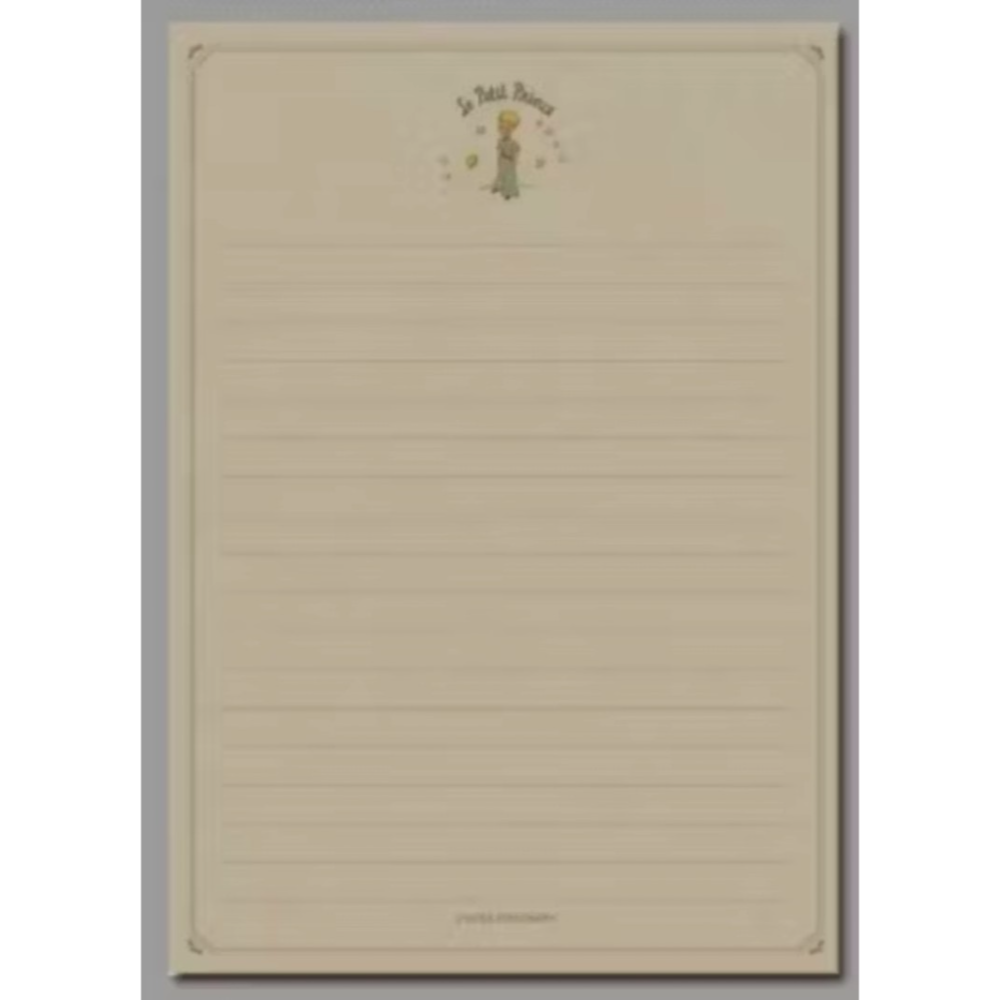 小王子牛皮紙信封信紙套裝組-規格圖3