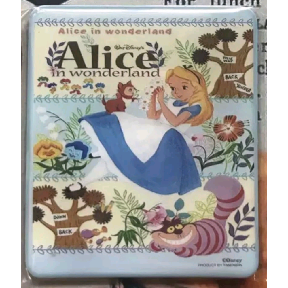 愛麗絲夢遊仙境冰箱黑白板磁鐵貼-細節圖4