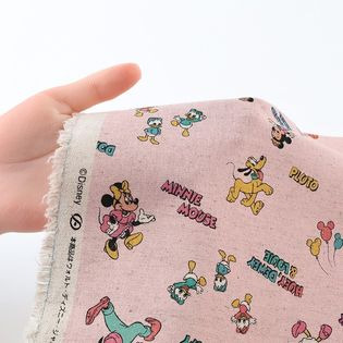 M媽咪-現貨-日本版權布、卡通布、disney 大集合。拼布、DIY、日本進口 日本製 棉麻布-細節圖4