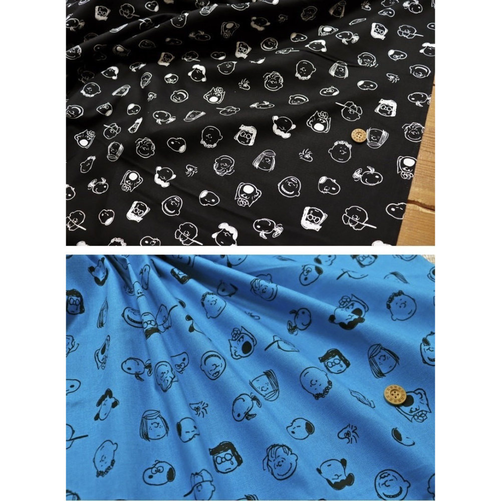 M媽咪-現貨-日本版權布、卡通布、史努比。拼布、DIY、日本進口 日本製 厚棉-細節圖5