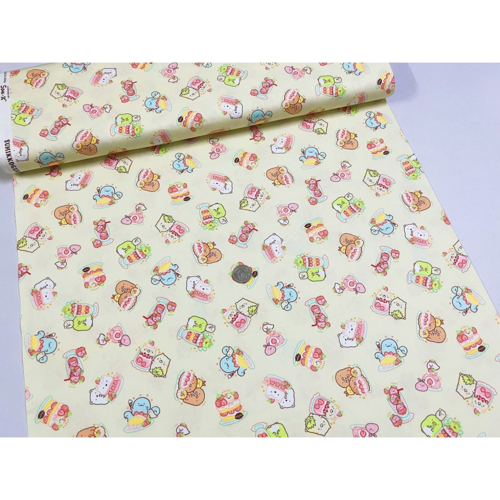 M媽咪-日本版權布、甜點角落生物-厚棉。拼布、DIY、日本進口 日本製-細節圖2