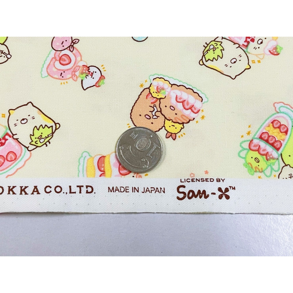M媽咪-日本版權布、甜點角落生物-厚棉。拼布、DIY、日本進口 日本製-細節圖4