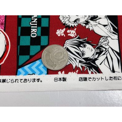 M媽咪-現貨-日本版權布、新品 卡通布、鬼滅之刃。拼布、DIY、日本進口 日本製-細節圖2