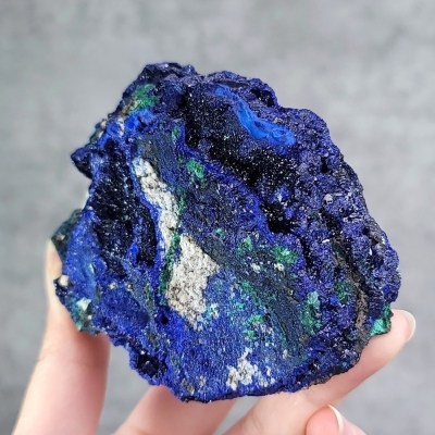 𝒜𝓁𝒾𝒸𝒾𝒶𝒢𝑒𝓂𝓈𝓉❀𝓃𝑒 安徽藍銅礦 大晶體藍銅 藍銅共生孔雀石原礦 藍色礦物 AZ701