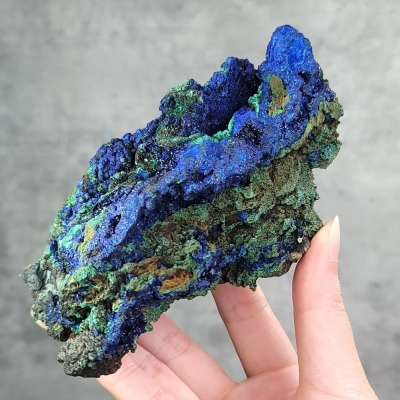 𝒜𝓁𝒾𝒸𝒾𝒶𝒢𝑒𝓂𝓈𝓉❀𝓃𝑒 安徽藍銅礦 大晶體藍銅 藍銅共生孔雀石原礦 藍色礦物 AZ702