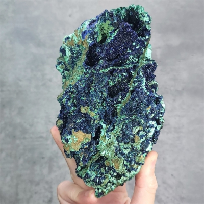 𝒜𝓁𝒾𝒸𝒾𝒶𝒢𝑒𝓂𝓈𝓉❀𝓃𝑒 安徽藍銅礦 大晶體藍銅 藍銅共生孔雀石原礦 藍色礦物 AZ709