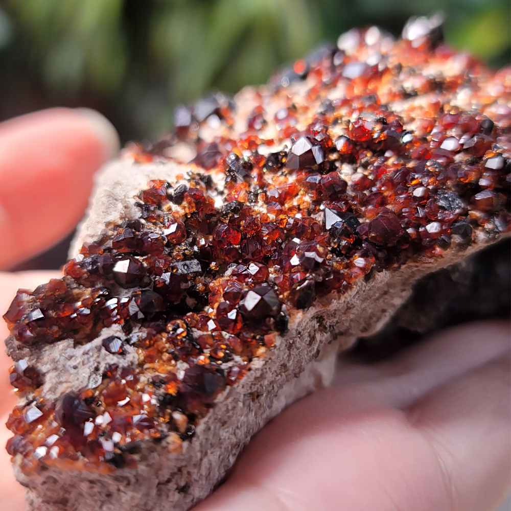 𝒜𝓁𝒾𝒸𝒾𝒶𝒢𝑒𝓂𝓈𝓉❀𝓃𝑒 福建雲霄石榴石煙晶共生玉滴石L701 紅石榴石 石榴石原礦 煙晶-細節圖5