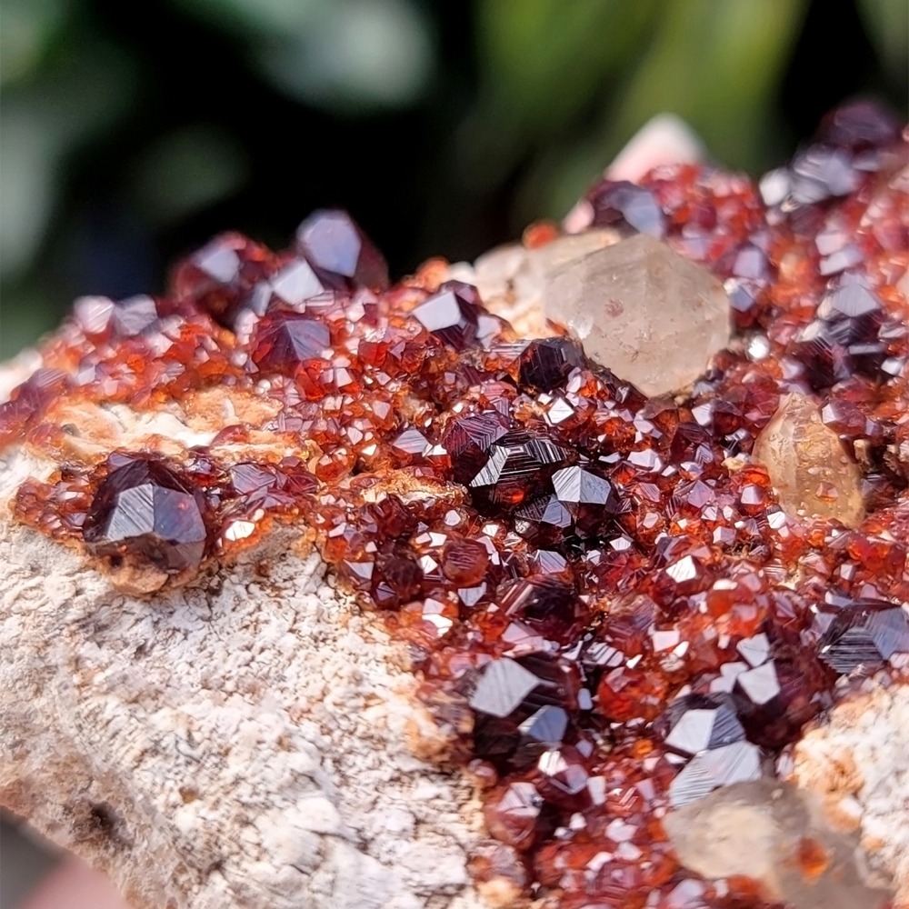 𝒜𝓁𝒾𝒸𝒾𝒶𝒢𝑒𝓂𝓈𝓉❀𝓃𝑒 福建雲霄石榴石煙晶 L703 紅石榴石 石榴石原礦-細節圖7