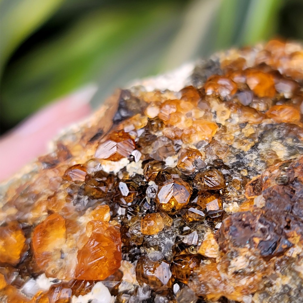 𝒜𝓁𝒾𝒸𝒾𝒶𝒢𝑒𝓂𝓈𝓉❀𝓃𝑒 福建雲霄橘色石榴石 23LW01 錳鋁榴石芬達石 石榴石原礦-細節圖7