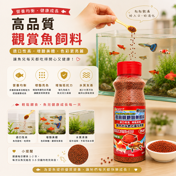 高品質觀賞魚飼料-細節圖2