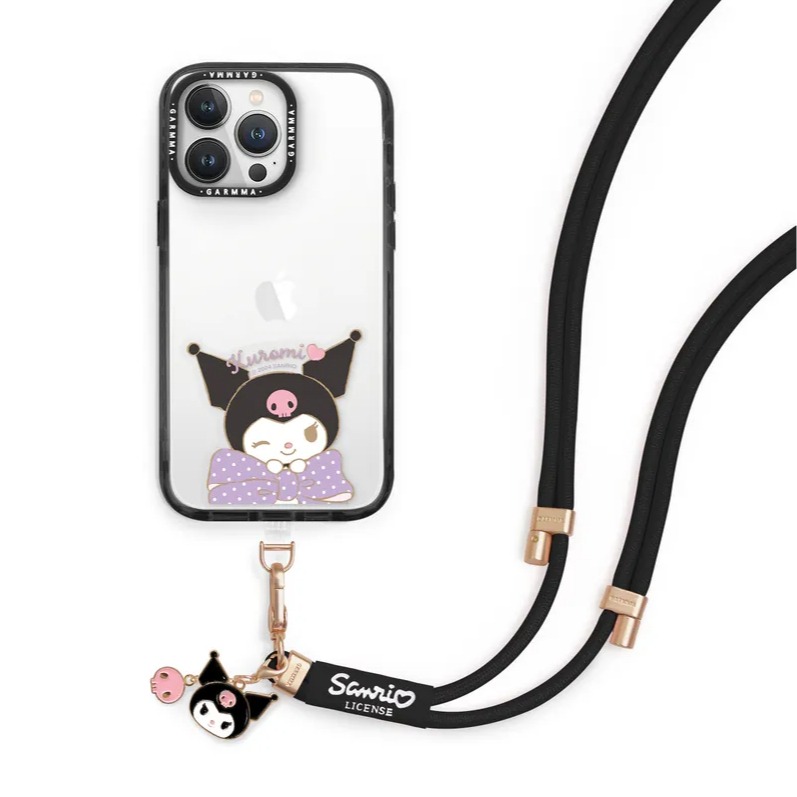 正版 三麗鷗 公仔吊飾扣環長背帶 防丟繩-規格圖10