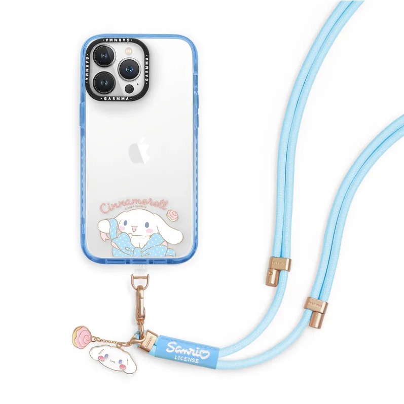 正版 三麗鷗 公仔吊飾扣環長背帶 防丟繩-規格圖10