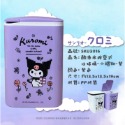 正版 三麗鷗 按壓式垃圾桶 酷洛米垃圾桶 Hello Kitty垃圾桶 桌面收納 小垃圾桶-規格圖6