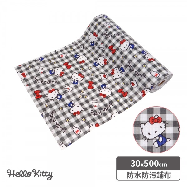 Hello Kitty黑色格紋(1捲)