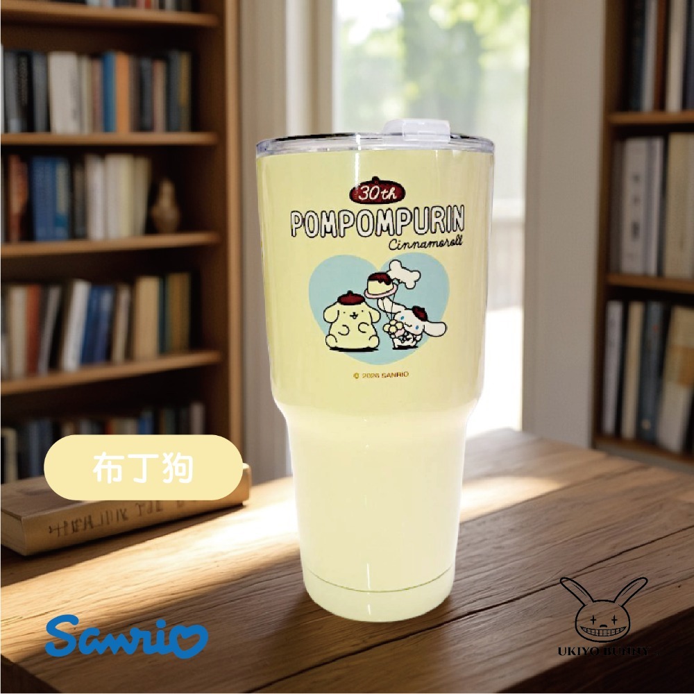 正版 三麗鷗900ml冰霸杯 酷洛米冰霸杯 帕恰狗保溫杯 布丁狗 大耳狗保溫杯 冰霸杯-規格圖5