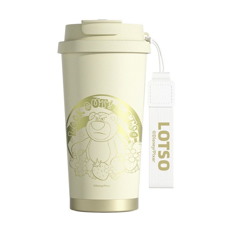 正版 迪士尼520ml不鏽鋼保溫杯 熊抱哥 史迪奇不鏽鋼咖啡杯 316保溫杯-細節圖7