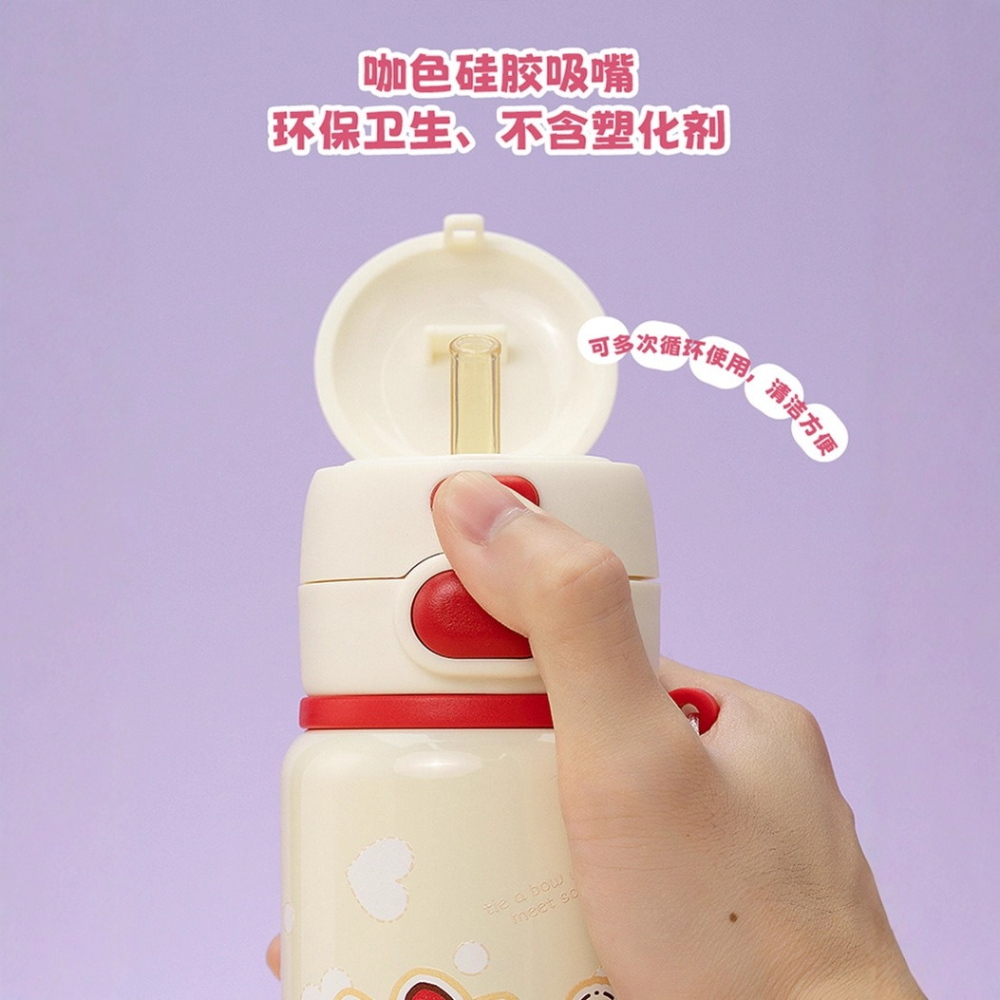 正版 三麗鷗舒馨500ml保溫瓶 Kitty 酷洛米 大耳狗 美樂蒂 保溫杯 316內膽-細節圖4