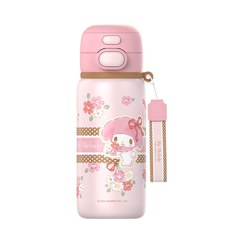 正版 三麗鷗舒馨500ml保溫瓶 Kitty 酷洛米 大耳狗 美樂蒂 保溫杯 316內膽-規格圖8