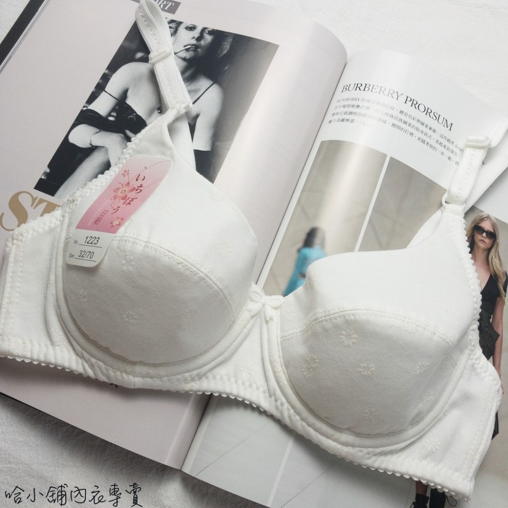 臺灣製MIT少女成長型胸罩少女內衣B罩薄杯鋼圈內衣全棉透氣少女胸衣-細節圖2