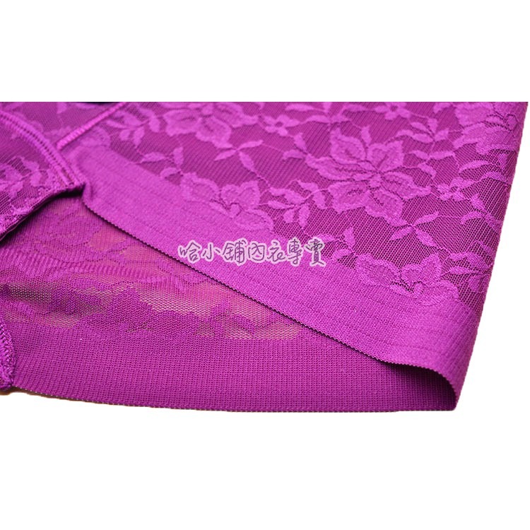 修身提臀無痕緹花塑褲2080 平口美體萊卡棉塑身褲-細節圖4