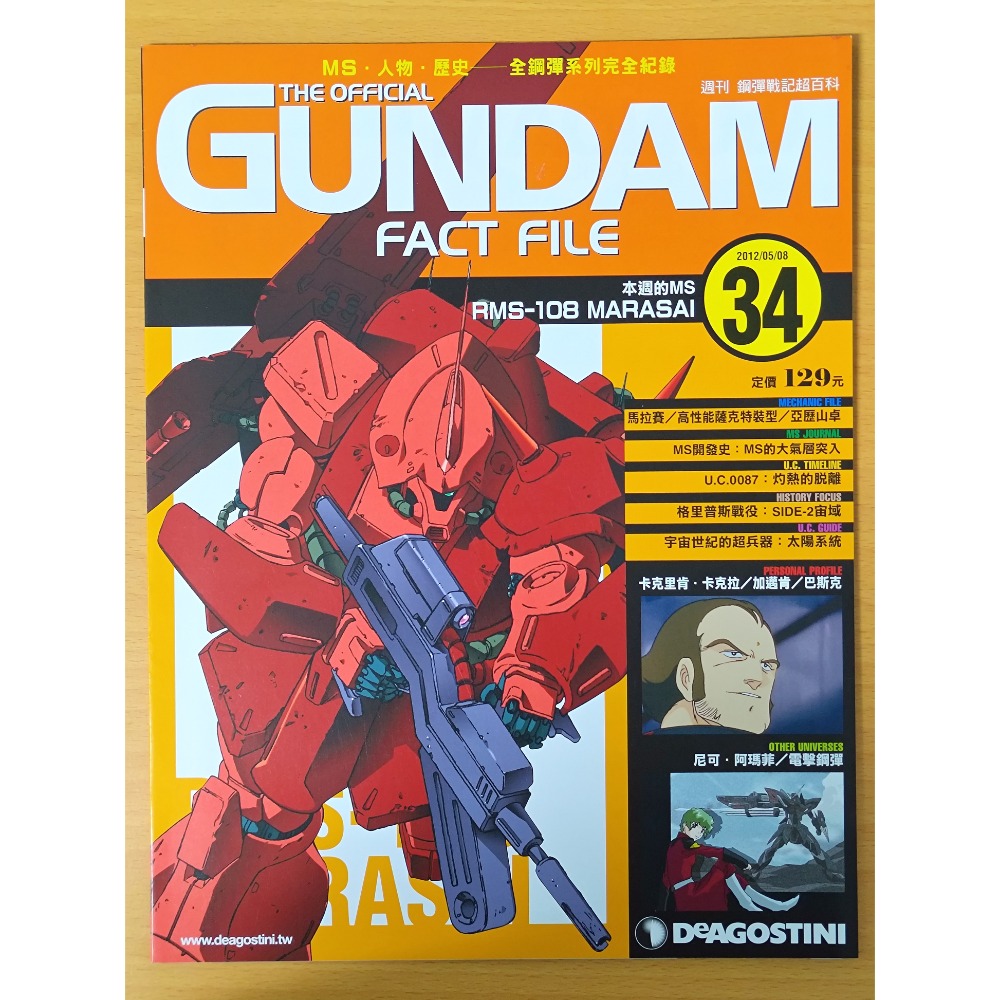 【二手】週刊 第21期~第40期 鋼彈戰記超百科 GUNDAM FACT FILE 中文版-規格圖5