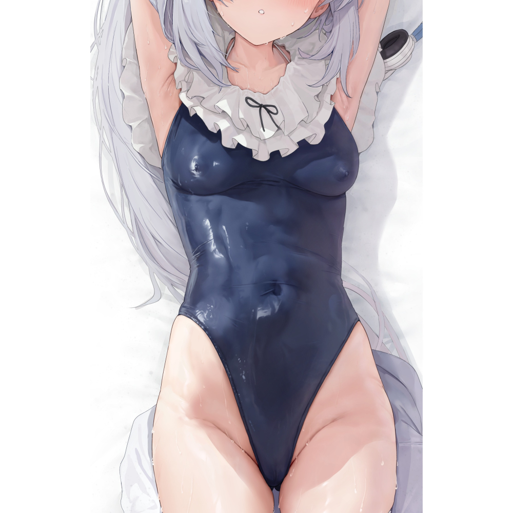 【全新】[少女の杜(晃田ヒカ)] 蔚藍檔案 月雪都子 泳裝 抱枕套 (ブルーアーカイブ 水着 ミヤコ 宮子)-細節圖5
