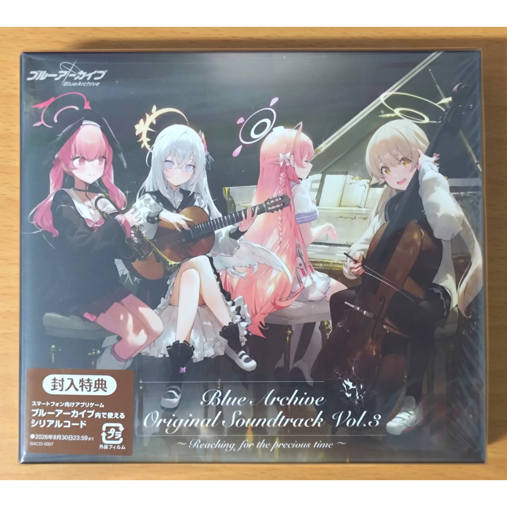 【二手】蔚藍檔案 Blue Archive Original Soundtrack Vol.3 原聲帶 (無序號)-細節圖3