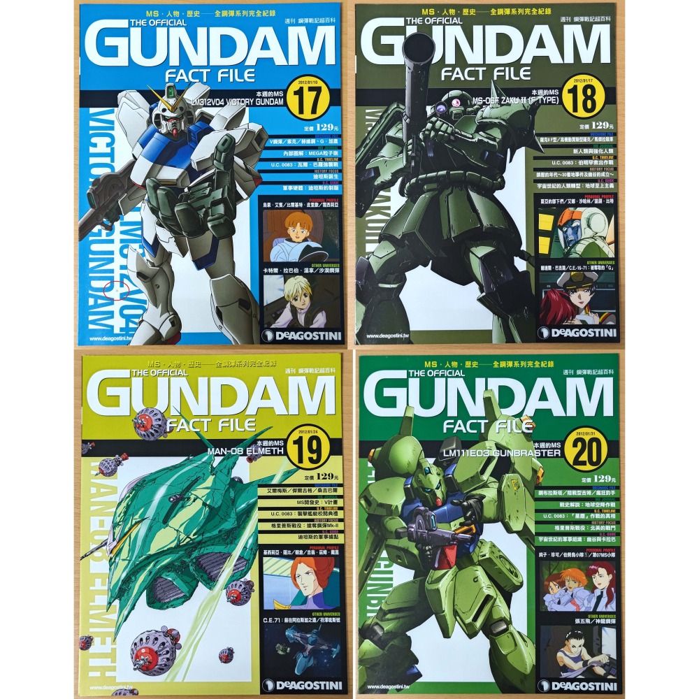 【二手】週刊 第2期~第20期 鋼彈戰記超百科 GUNDAM FACT FILE 中文版-細節圖5
