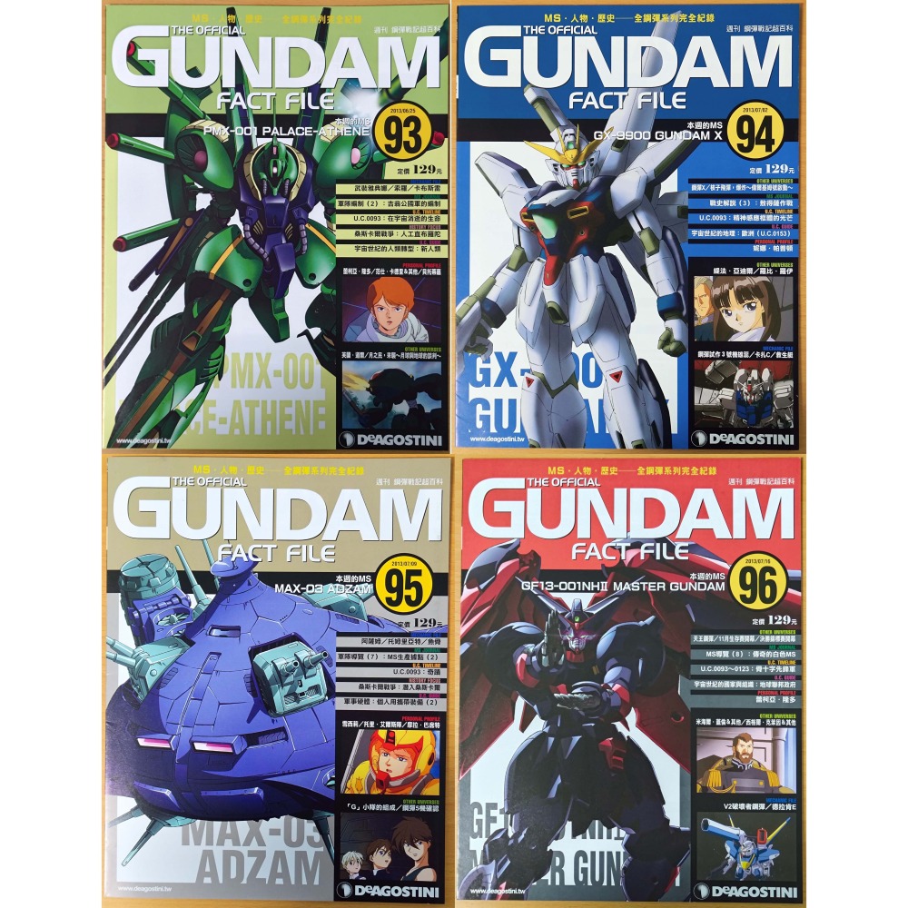 【二手】週刊 第81期~第100期 鋼彈戰記超百科 GUNDAM FACT FILE 中文版-細節圖4