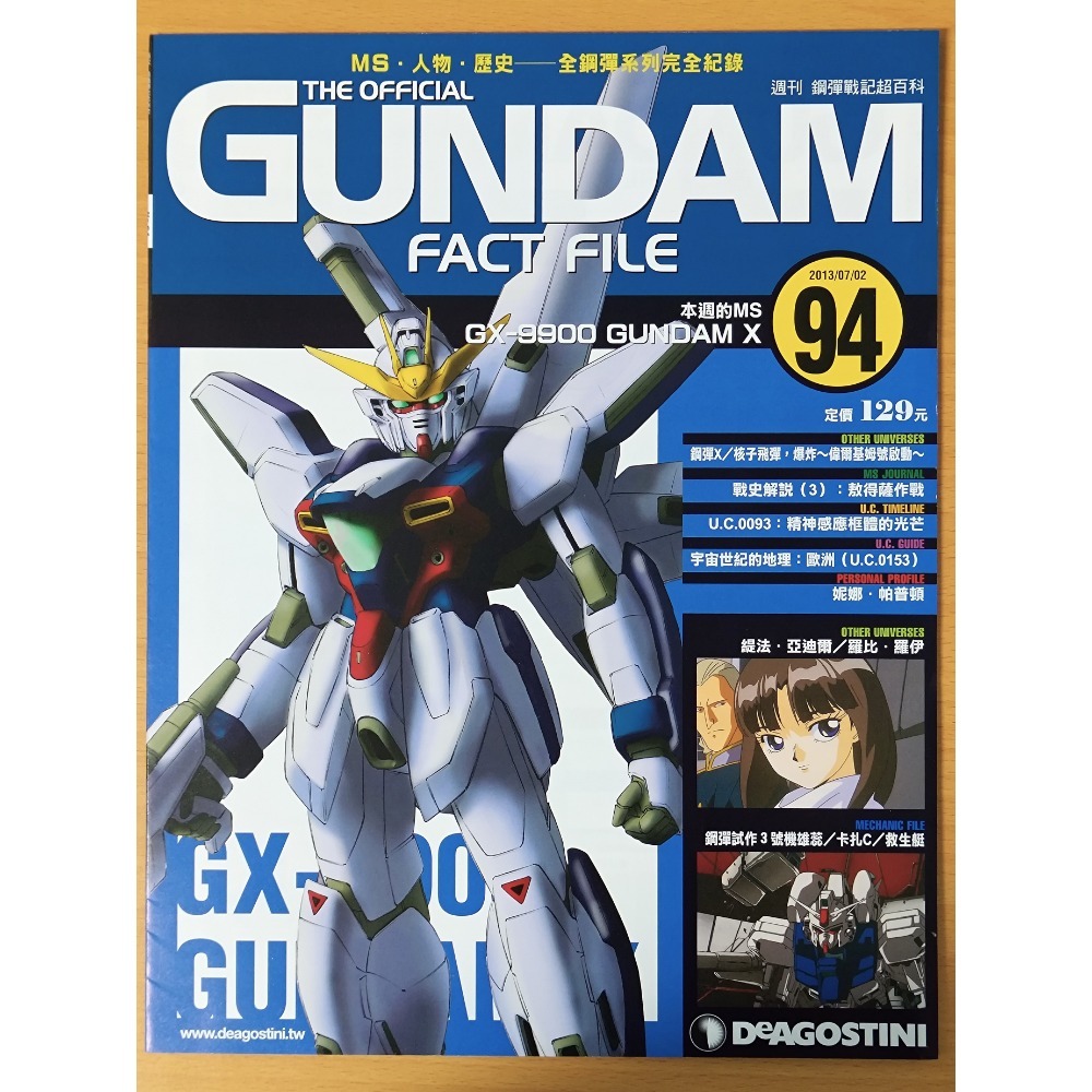 【二手】週刊 第81期~第100期 鋼彈戰記超百科 GUNDAM FACT FILE 中文版-規格圖5