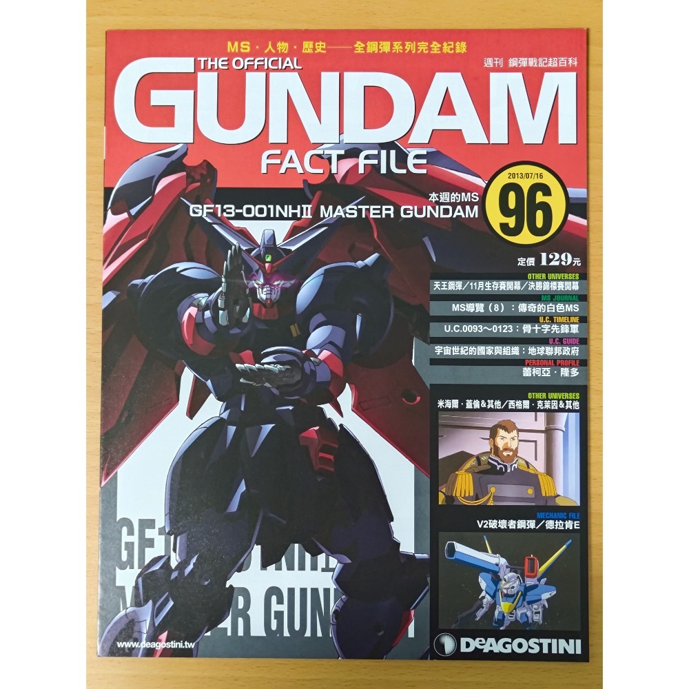 【二手】週刊 第81期~第100期 鋼彈戰記超百科 GUNDAM FACT FILE 中文版-規格圖5