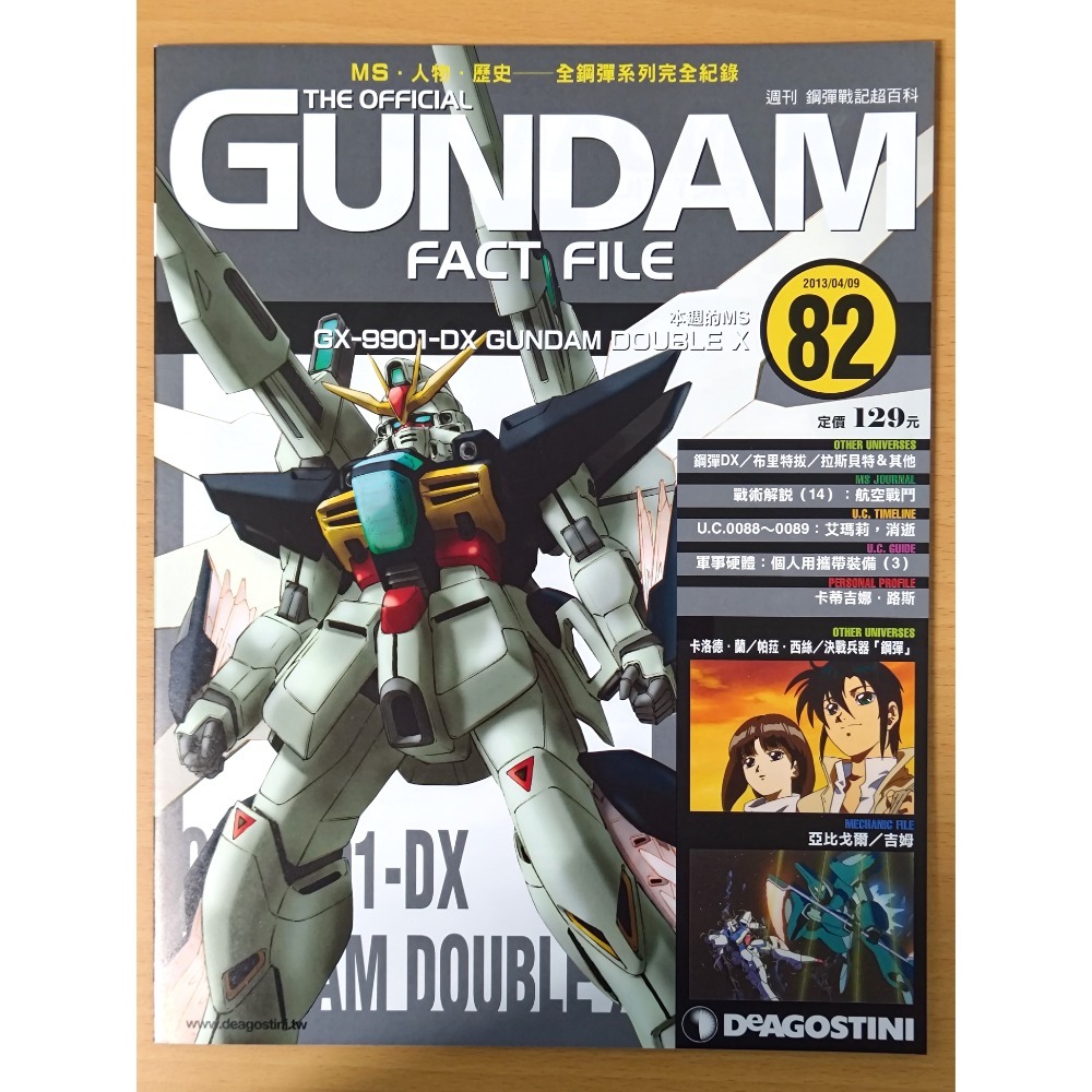 【二手】週刊 第81期~第100期 鋼彈戰記超百科 GUNDAM FACT FILE 中文版-規格圖5