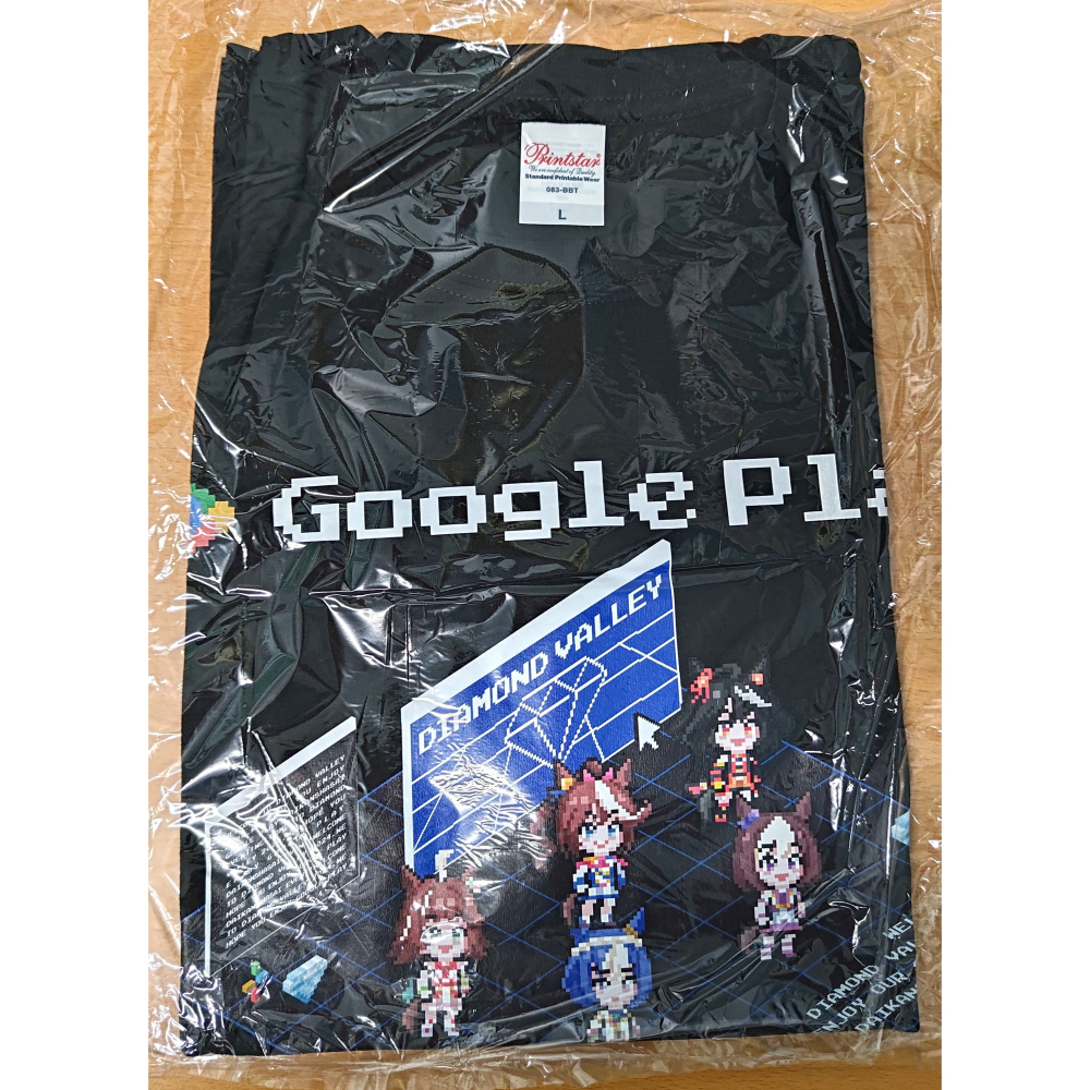 【全新】日本 Google Play 大感謝祭 2024 Tshirt L號 - 賽馬娘 Pretty Derby-細節圖3